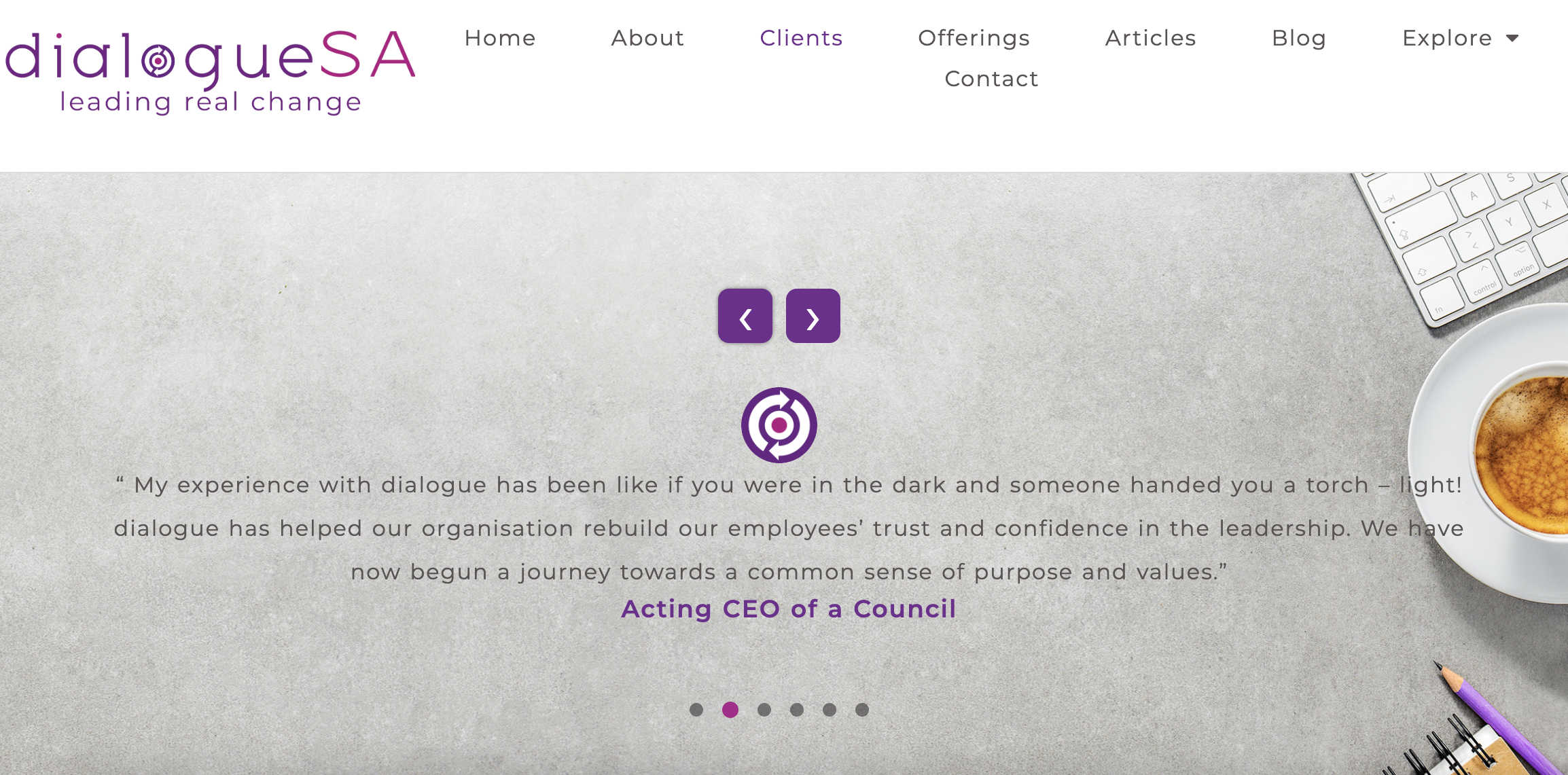 Dialogue website
